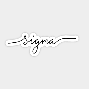 Sigma Sticker